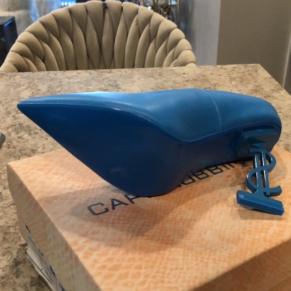Cape Robbin Priceless Blue Heels New In Box! - Picture 8 of 8